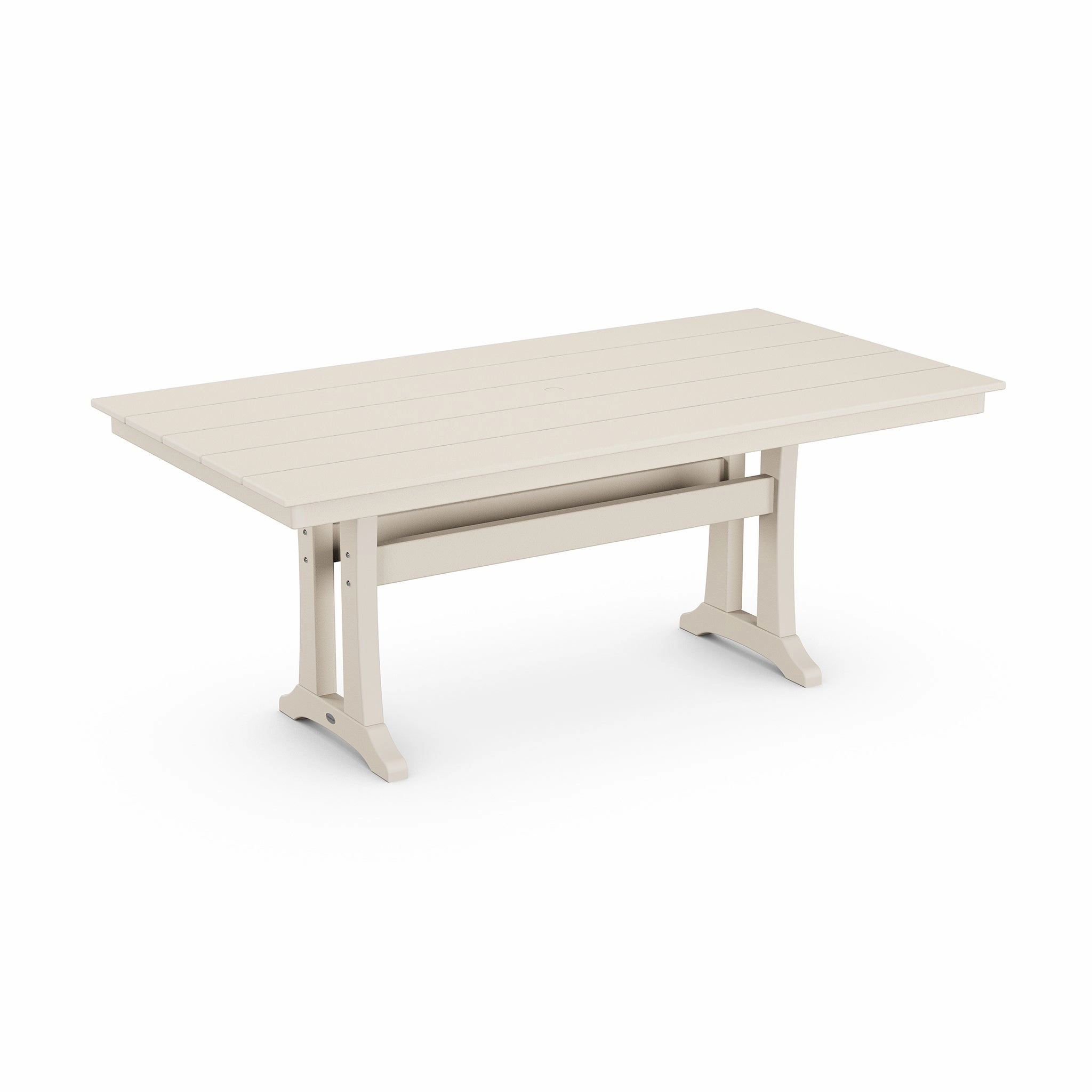 POLYWOOD Farmhouse Trestle 37" x 72" Dining Table