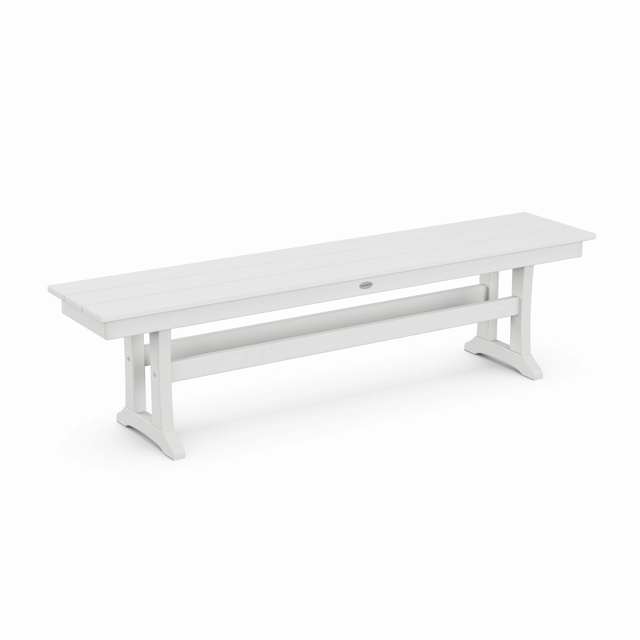 POLYWOOD Farmhouse Trestle 65" Bench