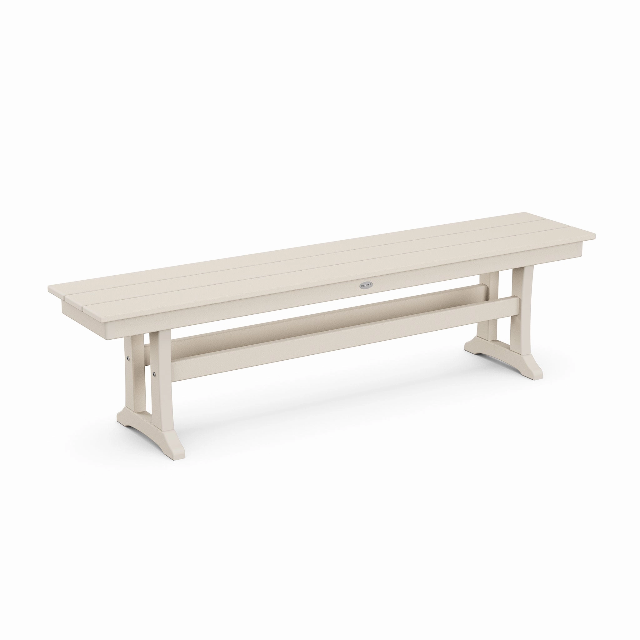 POLYWOOD Farmhouse Trestle 65" Bench