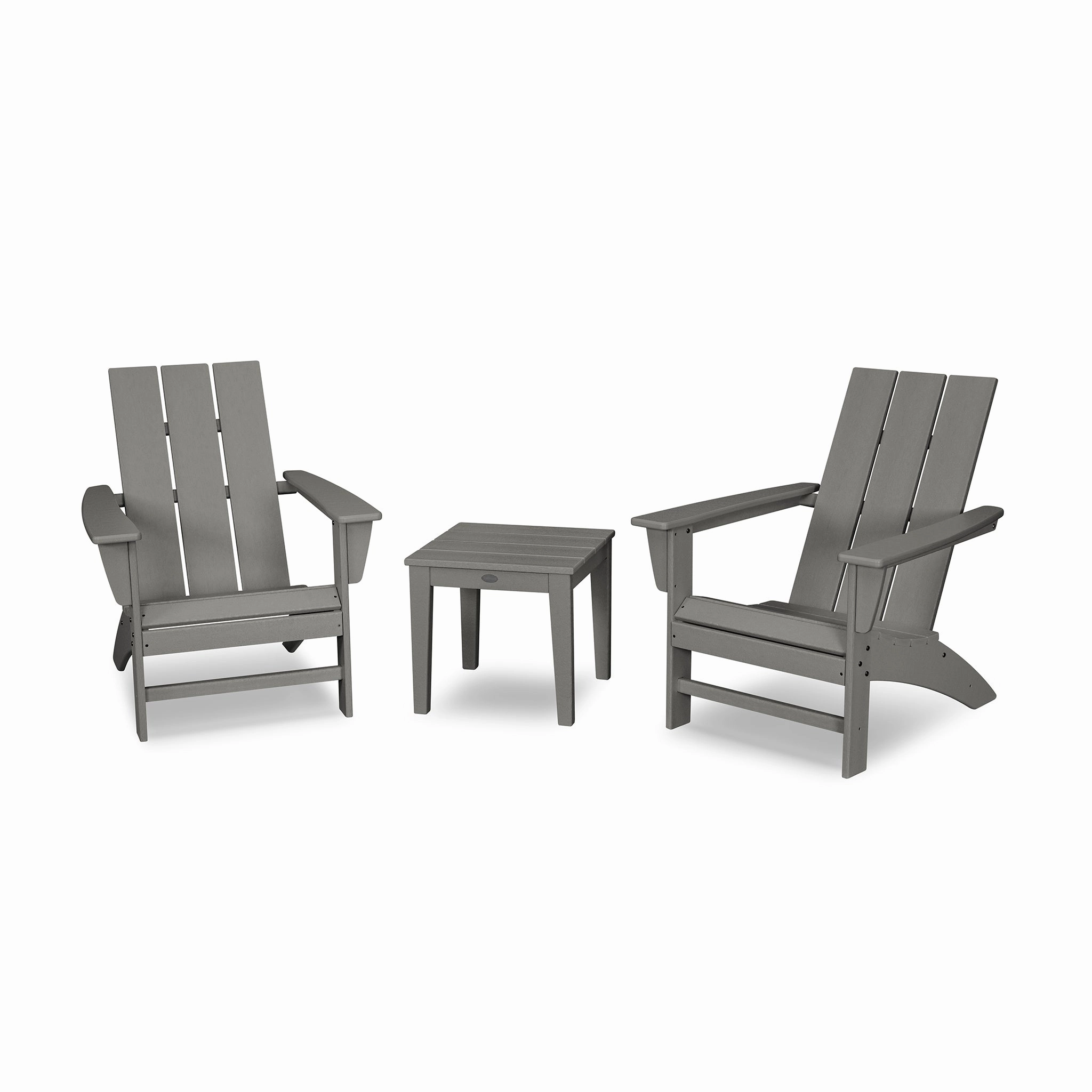 POLYWOOD Modern Adirondack 3-Piece Set