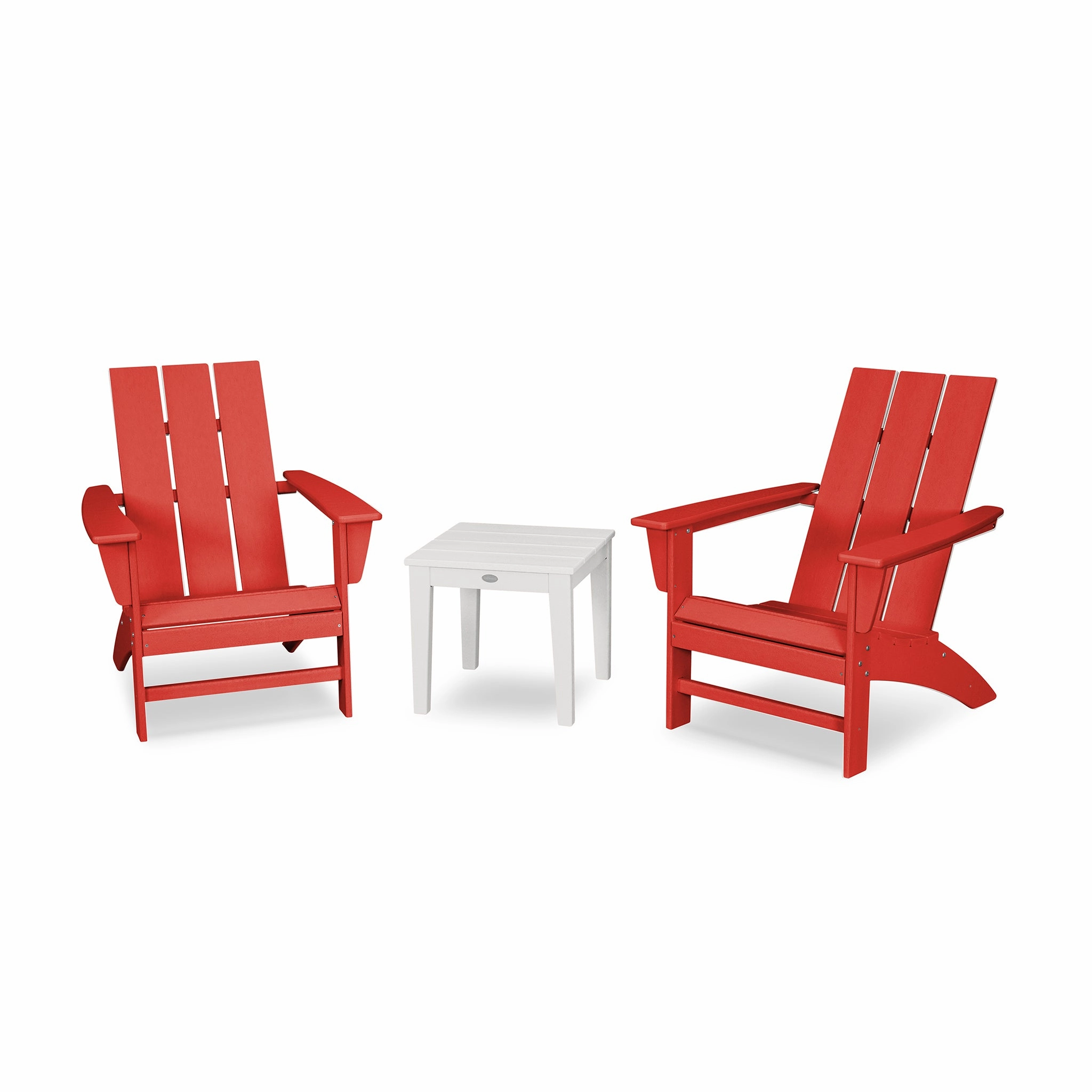 POLYWOOD Modern Adirondack 3-Piece Set