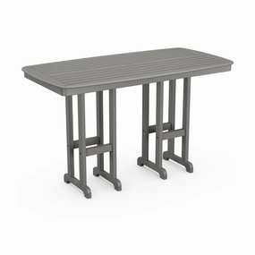 POLYWOOD Nautical 37" x 72" Bar Tableoutdoor table for balcony or garden