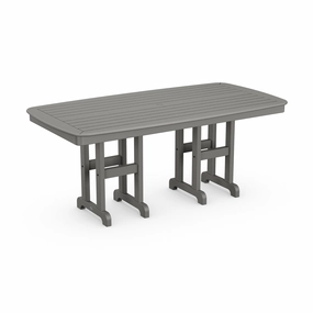 POLYWOOD Nautical 37" x 72" Rectangular Dining Tableoutdoor dining table for 4-6 people