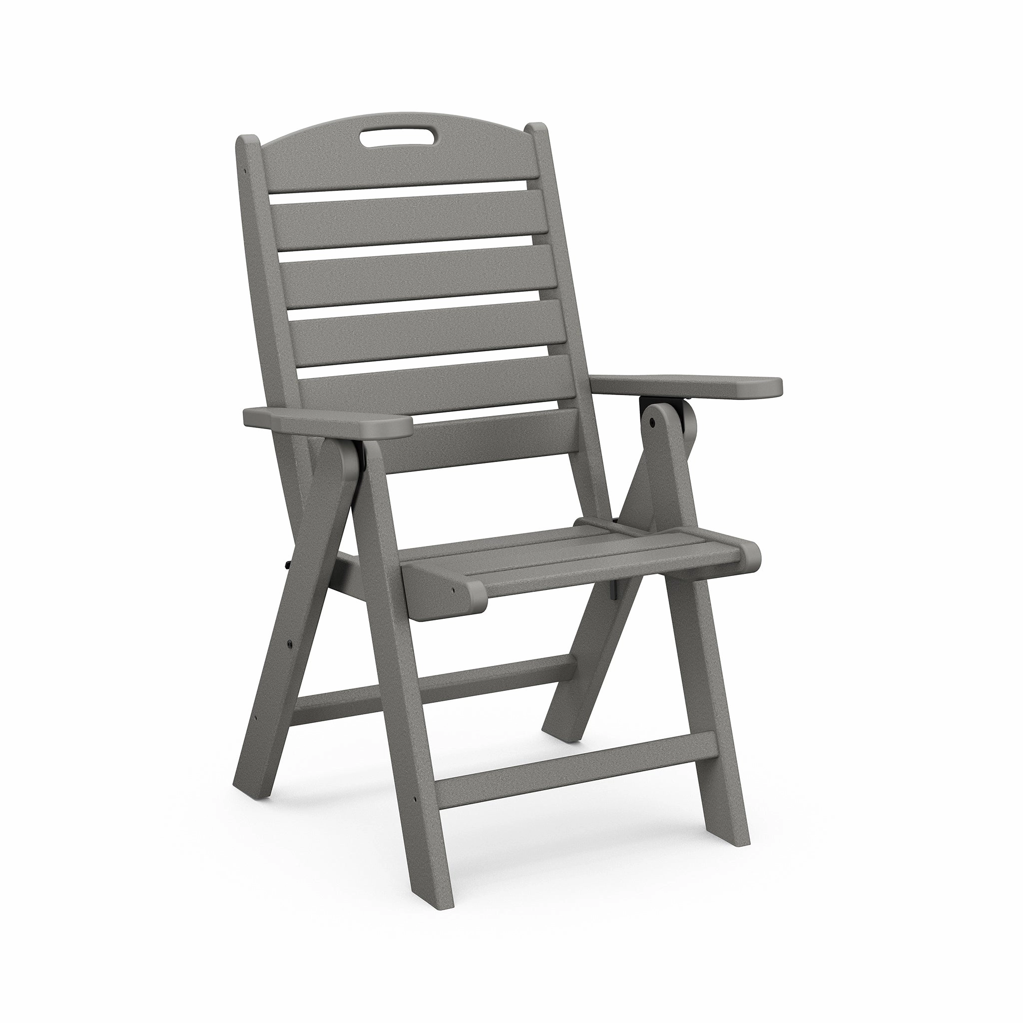 POLYWOOD Nautical Highback Folding Dining Chair
