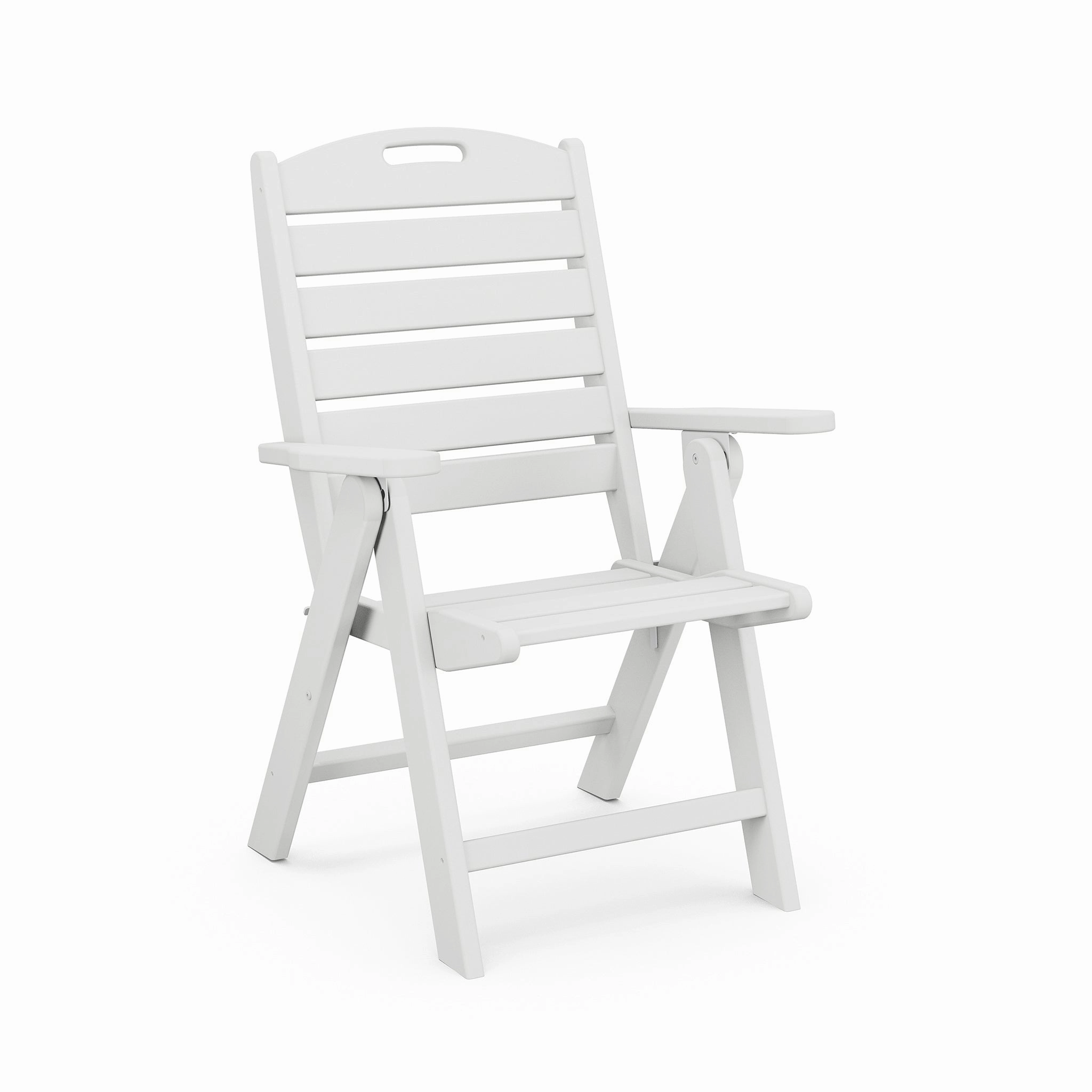 POLYWOOD Nautical Highback Folding Dining Chair