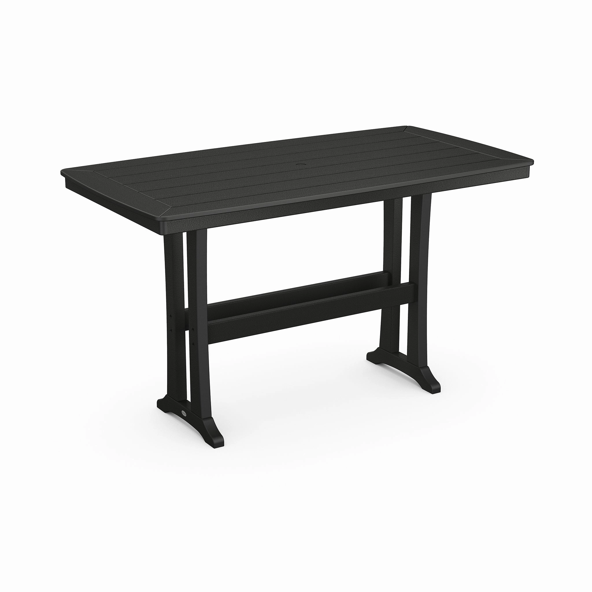 POLYWOOD Nautical Trestle 38" x 73" Bar Table