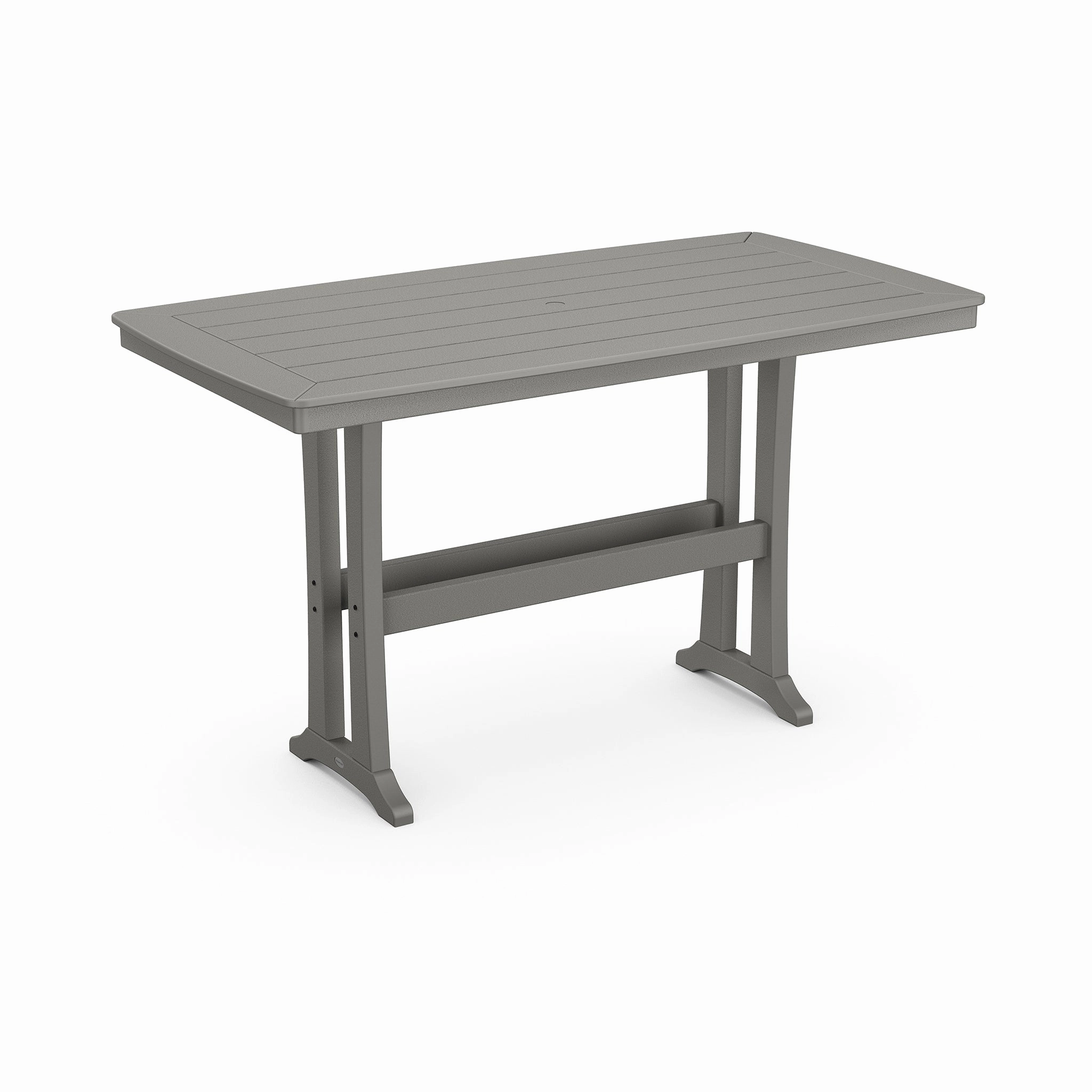 POLYWOOD Nautical Trestle 38" x 73" Bar Table