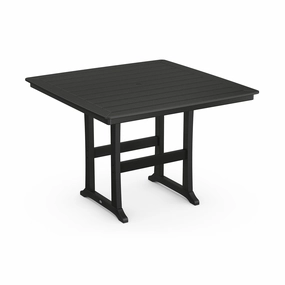 POLYWOOD Nautical Trestle 59" Bar Tableoutdoor table for balcony or garden