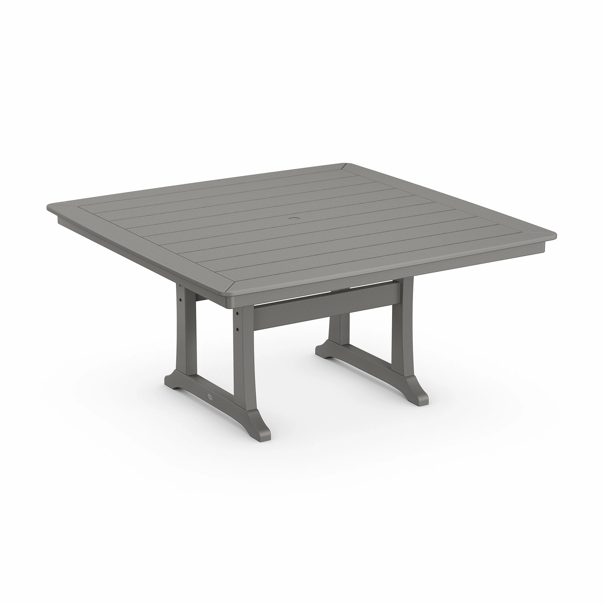 POLYWOOD Nautical Trestle 59" Dining Tableoutdoor dining table for 4-6 people