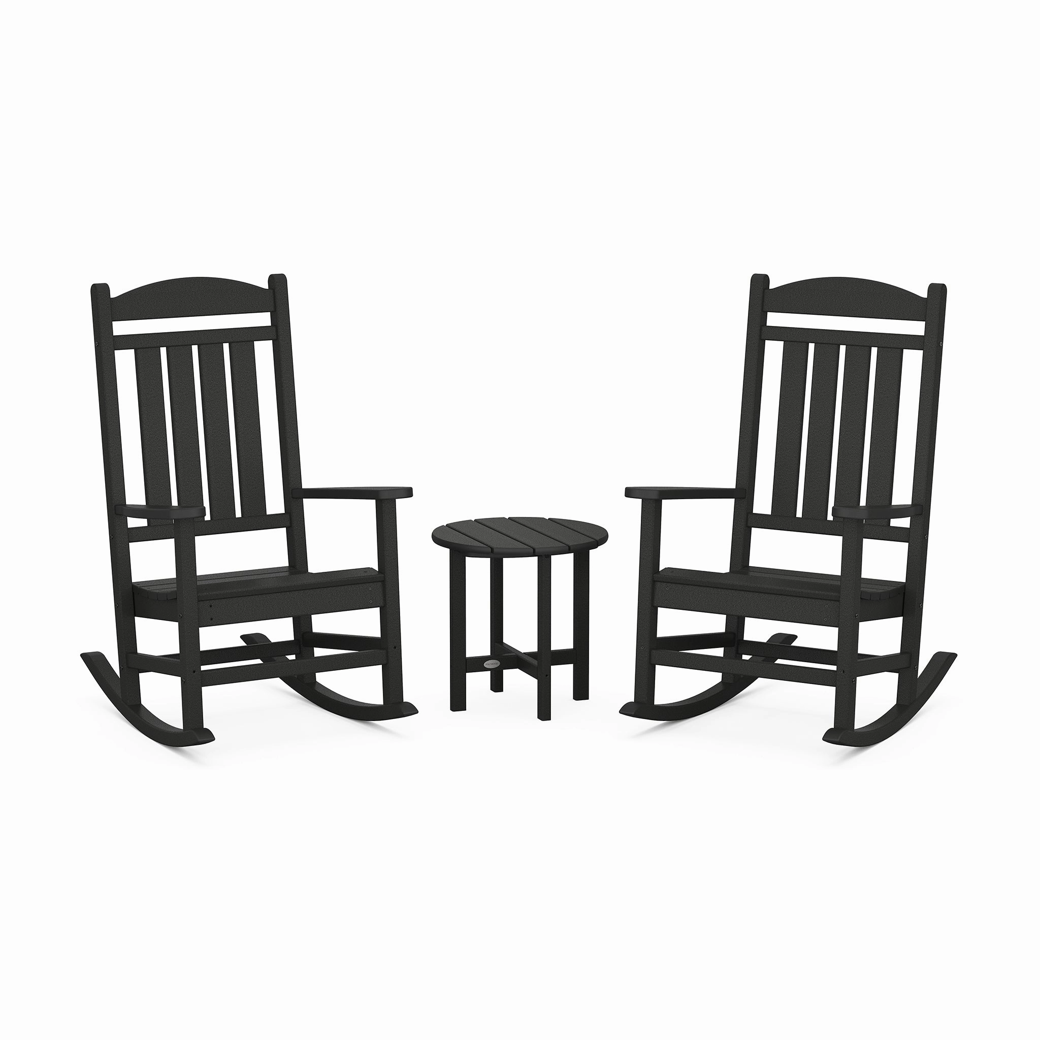 POLYWOOD Presidential 3-Piece Rocker Setoutdoor rocking chair for porch or garden