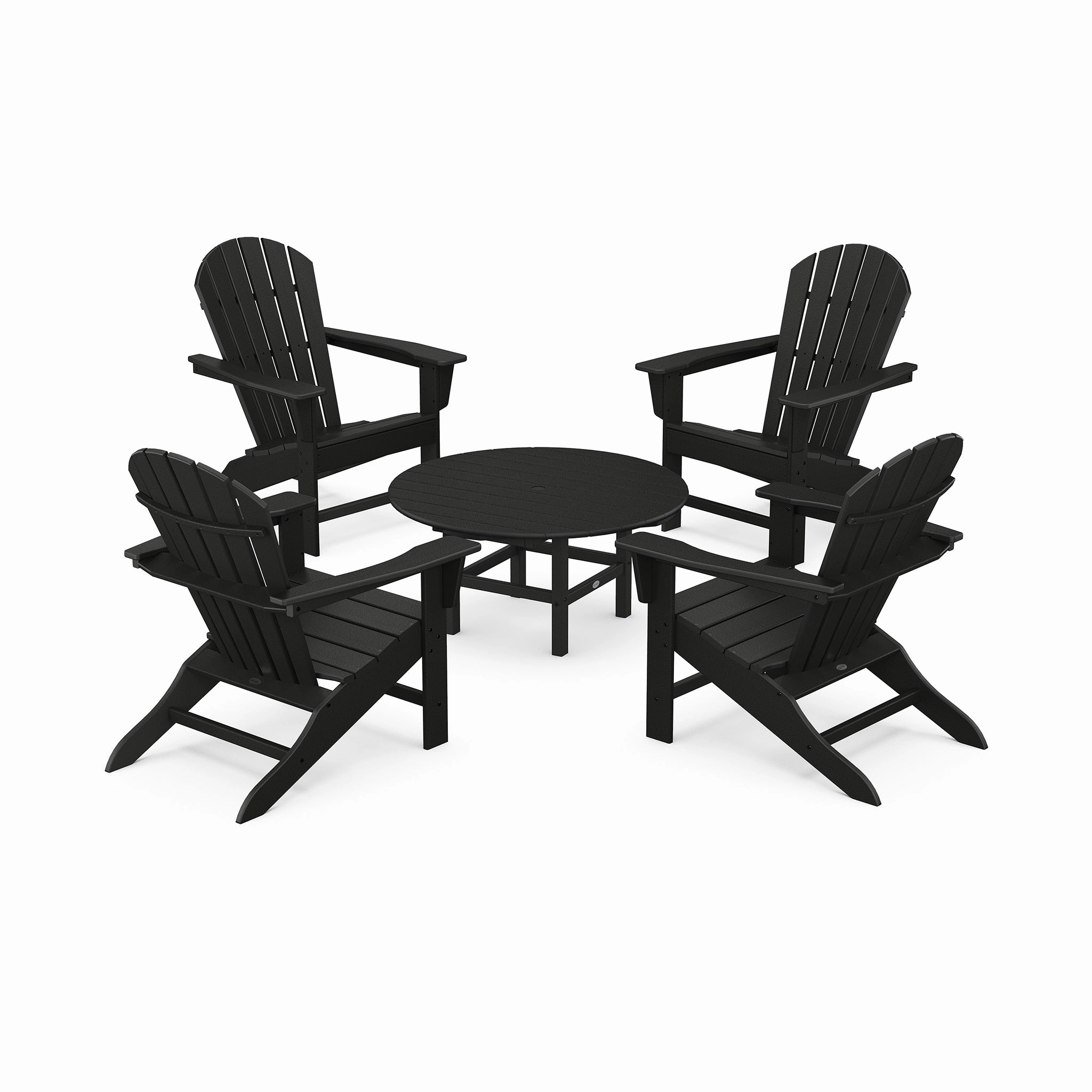 POLYWOOD South Beach 5-Piece Conversation Groupclassic Adirondack outdoor chair