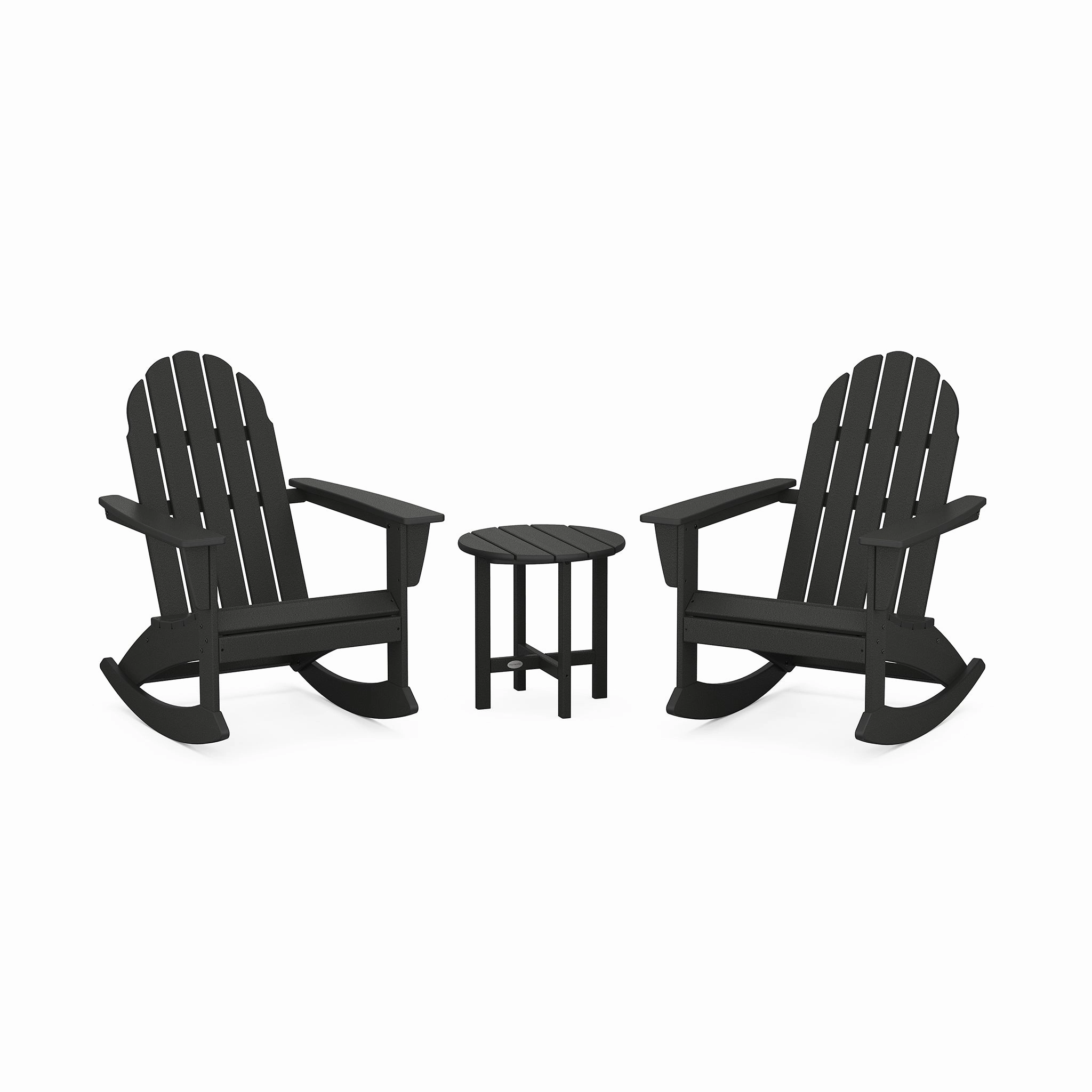 POLYWOOD Vineyard 3-Piece Adirondack Rocking Chair Set