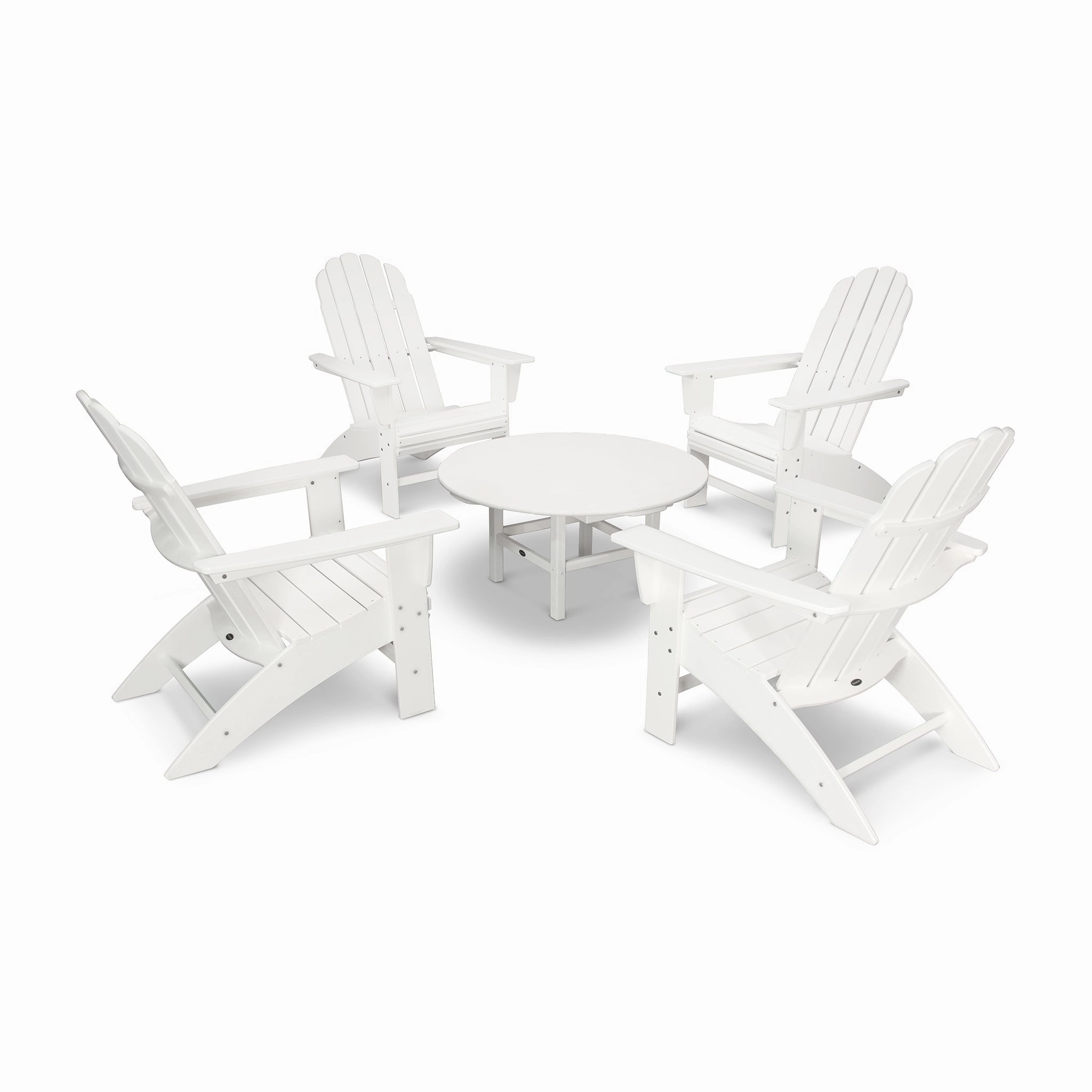 POLYWOOD Vineyard 5-Piece Oversized Adirondack Set