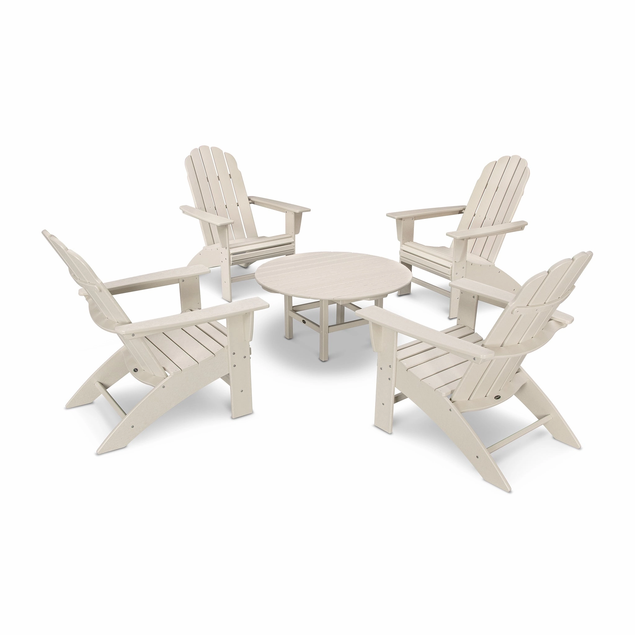 POLYWOOD Vineyard 5-Piece Oversized Adirondack Set