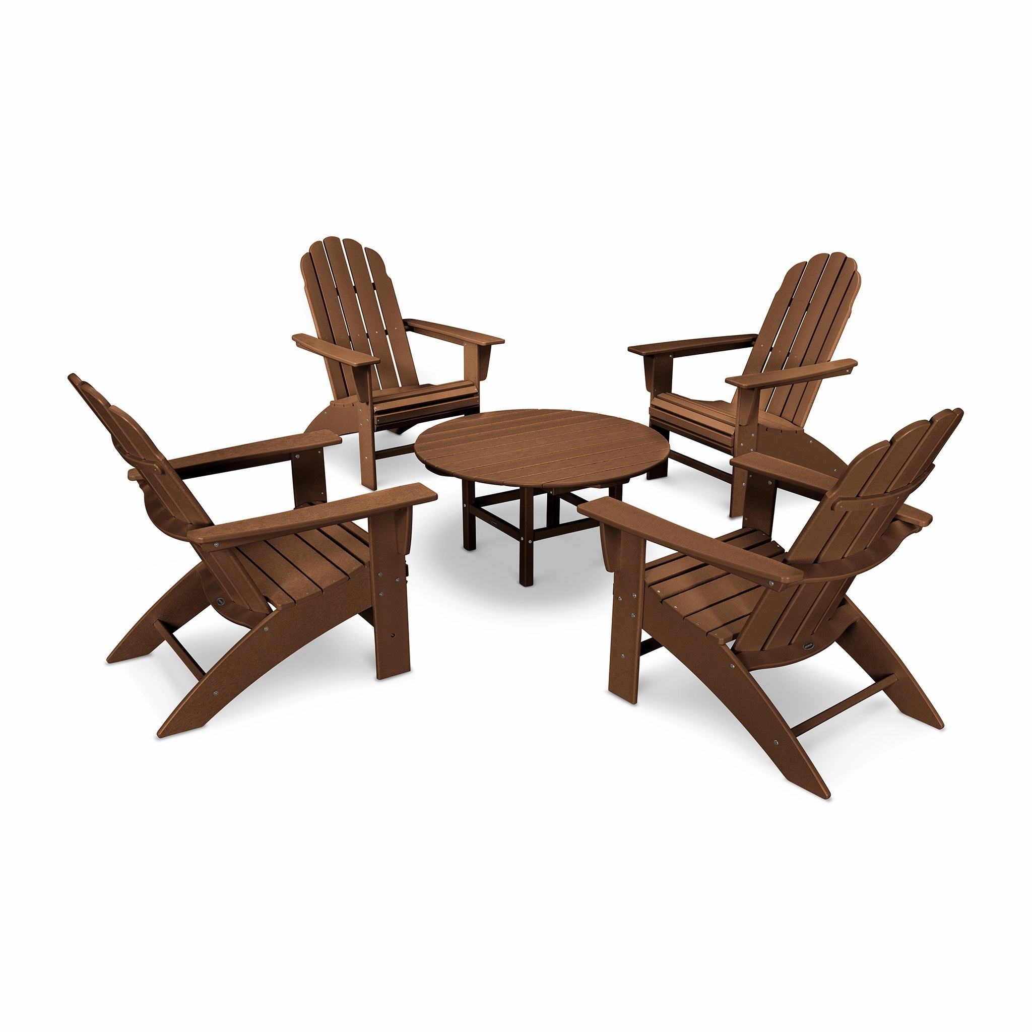 POLYWOOD Vineyard 5-Piece Oversized Adirondack Set
