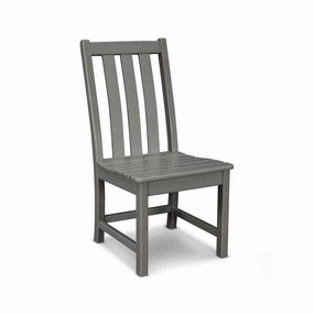POLYWOOD Vineyard Dining Side Chairoutdoor dining chair with armrests