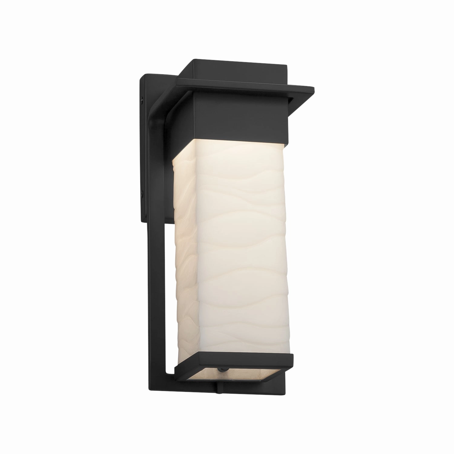 Porcelina LED Outdoor Wall Sconce Matte BlackOutdoor wall sconces with motion sensor