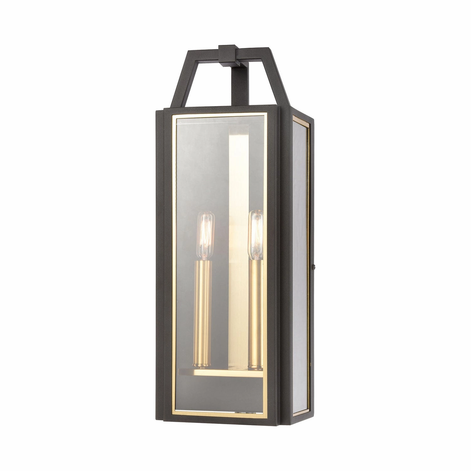 Portico Two Light Outdoor Wall Sconce Charcoal