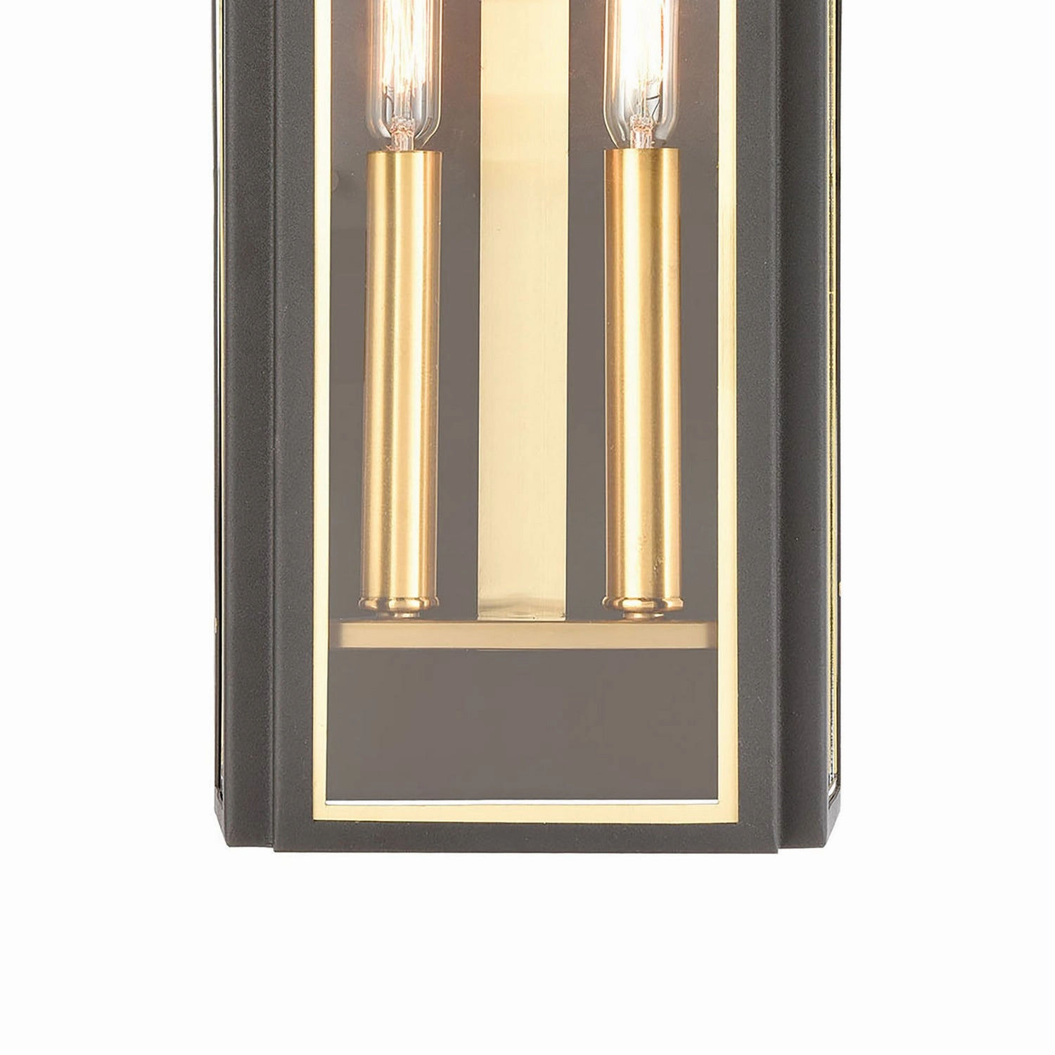 Portico Two Light Outdoor Wall Sconce Charcoal