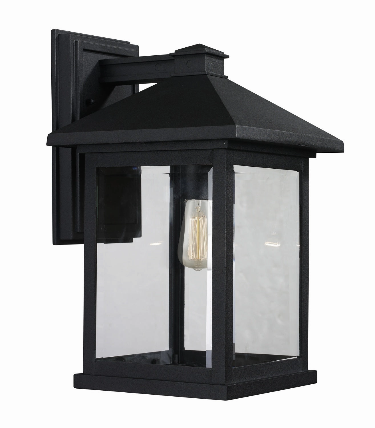 Portland One Light Outdoor Wall Light BlackOutdoor wall sconces with motion sensor
