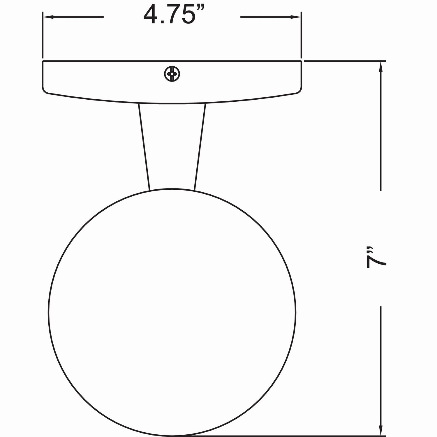 Poseidon One Light Wallwasher Satin
