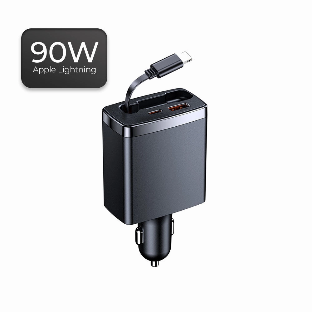 Today Only Special Flash Deal Today Powerdrive 65W Retractable Car Charger