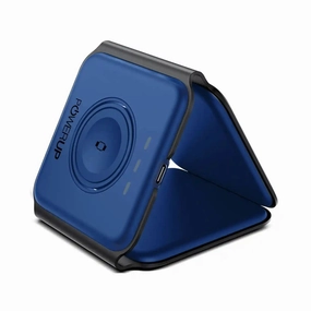 Powerup 3In1 Flat Wireless Charger - Blue Hot Sale Alert