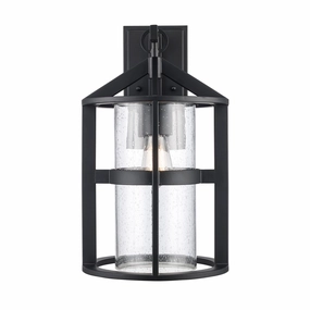 Prado One Light Outdoor Wall Lantern BlackOutdoor wall sconces with motion sensor