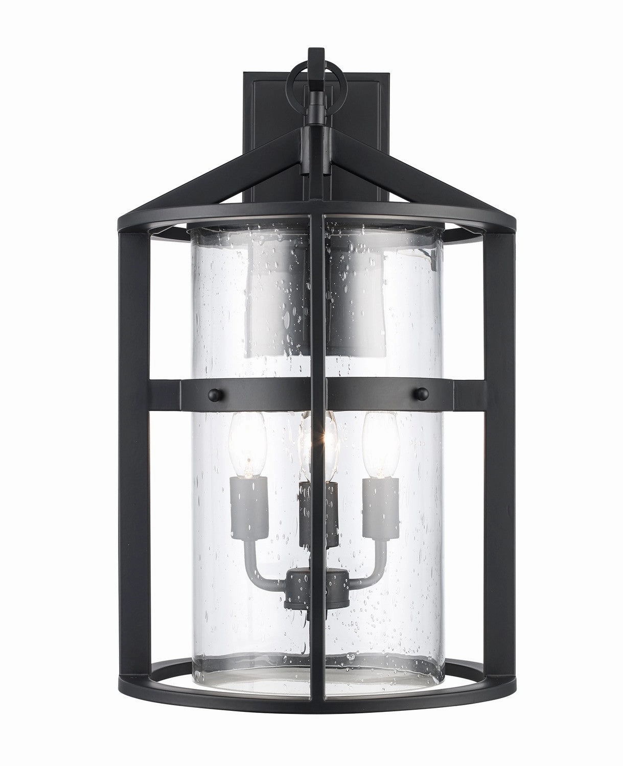 Prado Three Light Outdoor Wall Sconce BlackOutdoor wall sconces with motion sensor