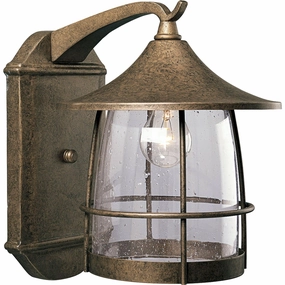 Prairie One Light Wall Lantern Burnished ChestnutOutdoor wall sconces with motion sensor