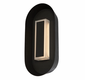 Prescott Outdoor LED Wall Sconce Matte BlackOutdoor wall sconces with motion sensor