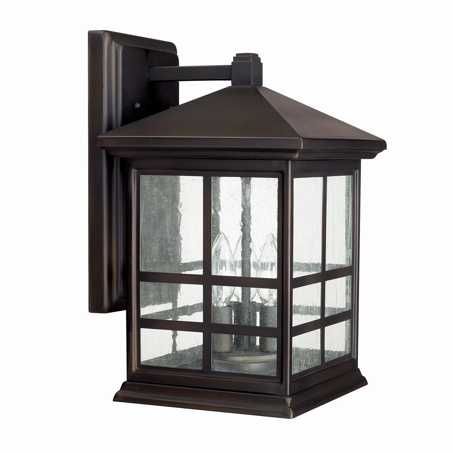 Preston Three Light Outdoor Wall Lantern Old BronzeOutdoor wall sconces with motion sensor
