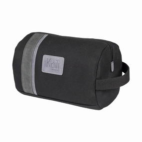 Dont Miss Out Trending Hot Deal Kaili Mood Toiletries Bag Canvas Leather Black
