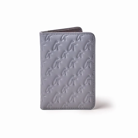 Monogram Passport Holder - Gray Todays Trending Deals Big Savings Event