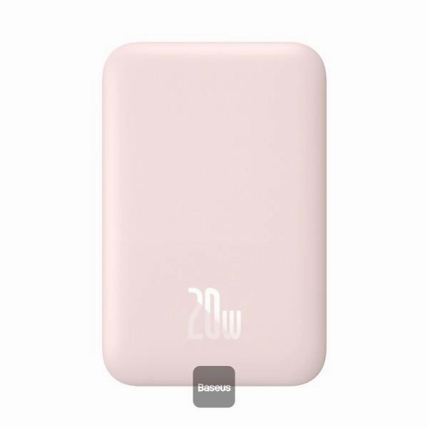 MustHave Gift Ideas Baseus Magnetic Power Bank 20W 6000Mah - Pink