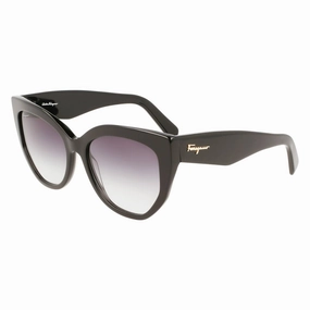 Big Clearance Event Today Only Hot Sale Ladies' Sunglasses Salvatore Ferragamo Sf1061S-001  56 Mm