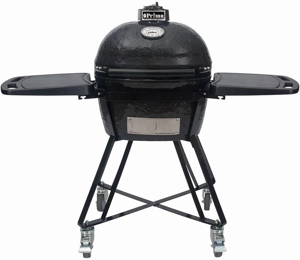 Primo All-In-One Oval JR 200 Ceramic Charcoal Grill PGCJRC professional outdoor BBQ grill set