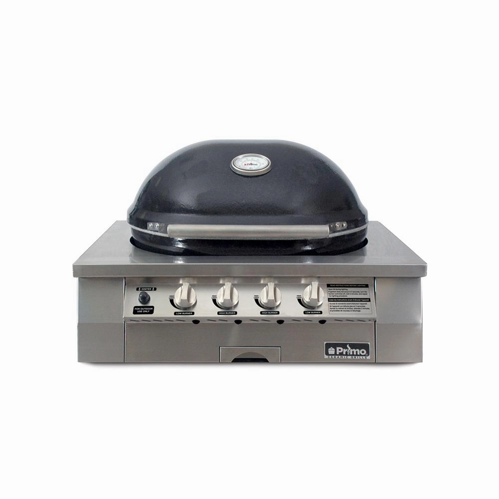 Primo Oval G 420 Ceramic Gas Grill PGGXLH (Head ONLY) large capacity charcoal BBQ grills