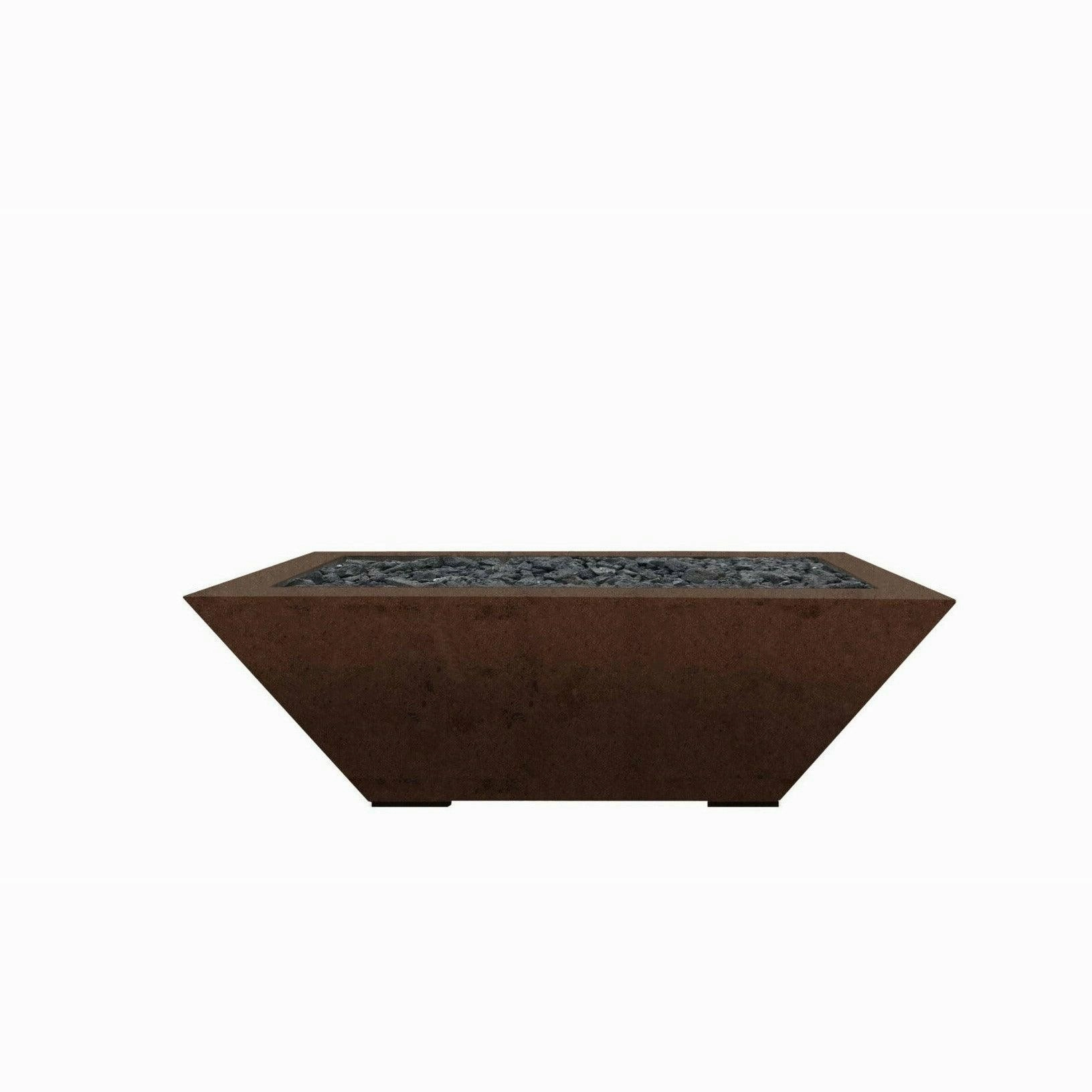 Prism Hardscapes - Lombard Series Pedestal Square Concrete Fire Bowl