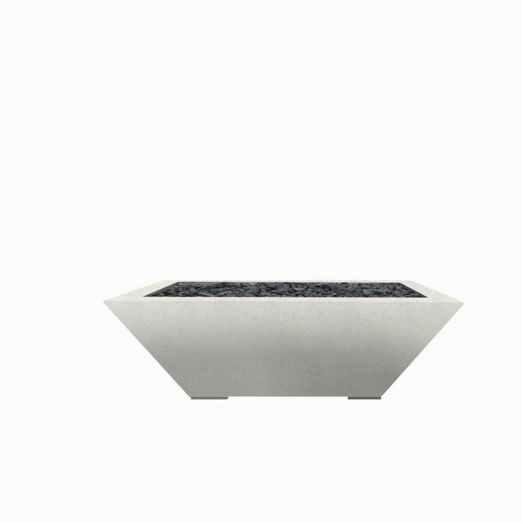 Prism Hardscapes - Lombard Series Pedestal Square Concrete Fire Bowl