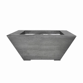 Prism Hardscapes - Lombard Series Square Concrete Fire Tableportable outdoor fire pit with lid