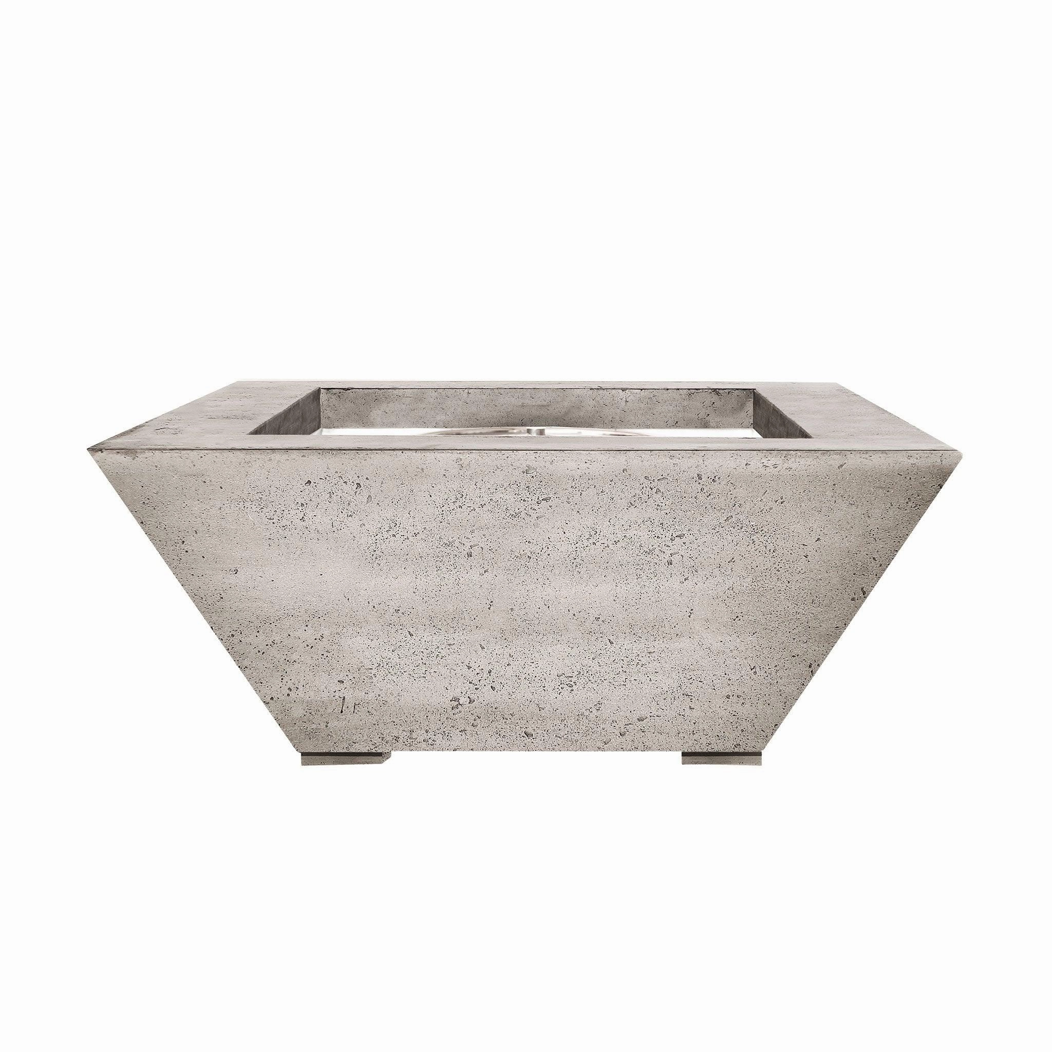 Prism Hardscapes - Lombard Series Square Concrete Fire Table