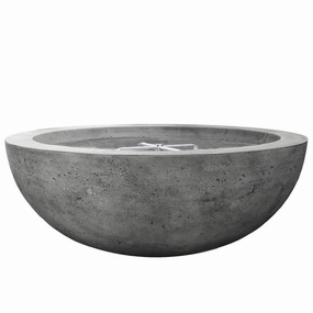 Prism Hardscapes - Moderno Series 4 Round Concrete Fire Bowlportable outdoor fire pit with lid