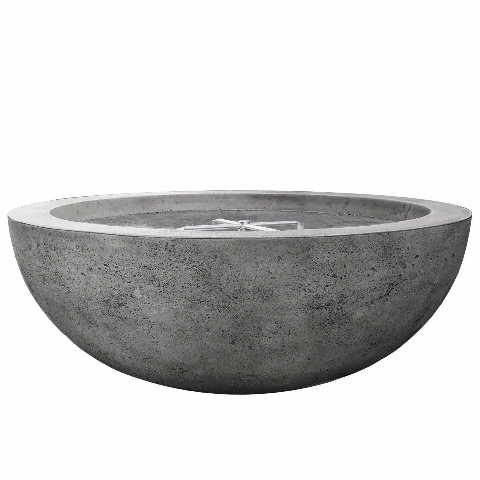 Prism Hardscapes - Moderno Series 4 Round Concrete Fire Bowlportable outdoor fire pit with lid