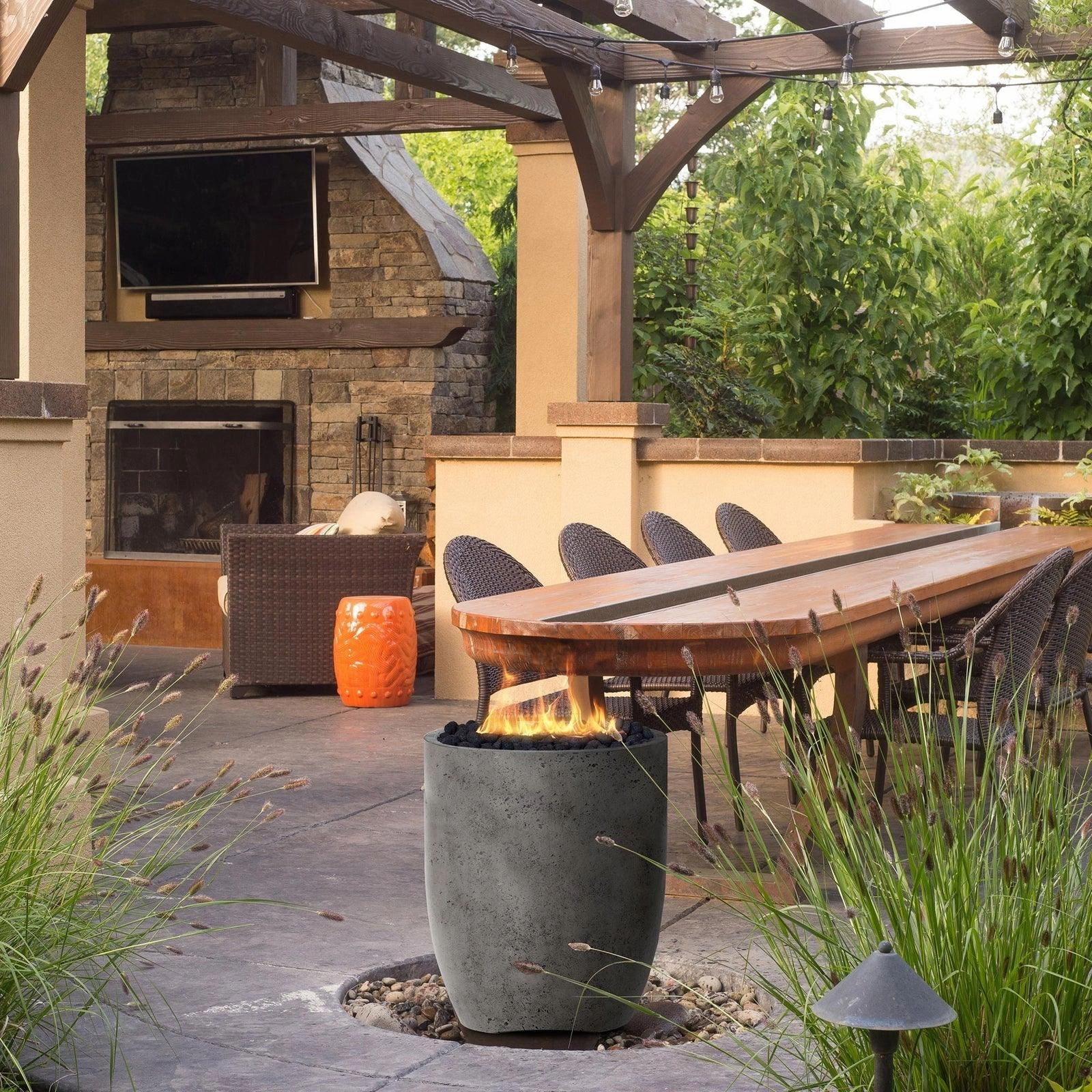 Prism Hardscapes - Pentola Series 3 Round Concrete Fire Bowl
