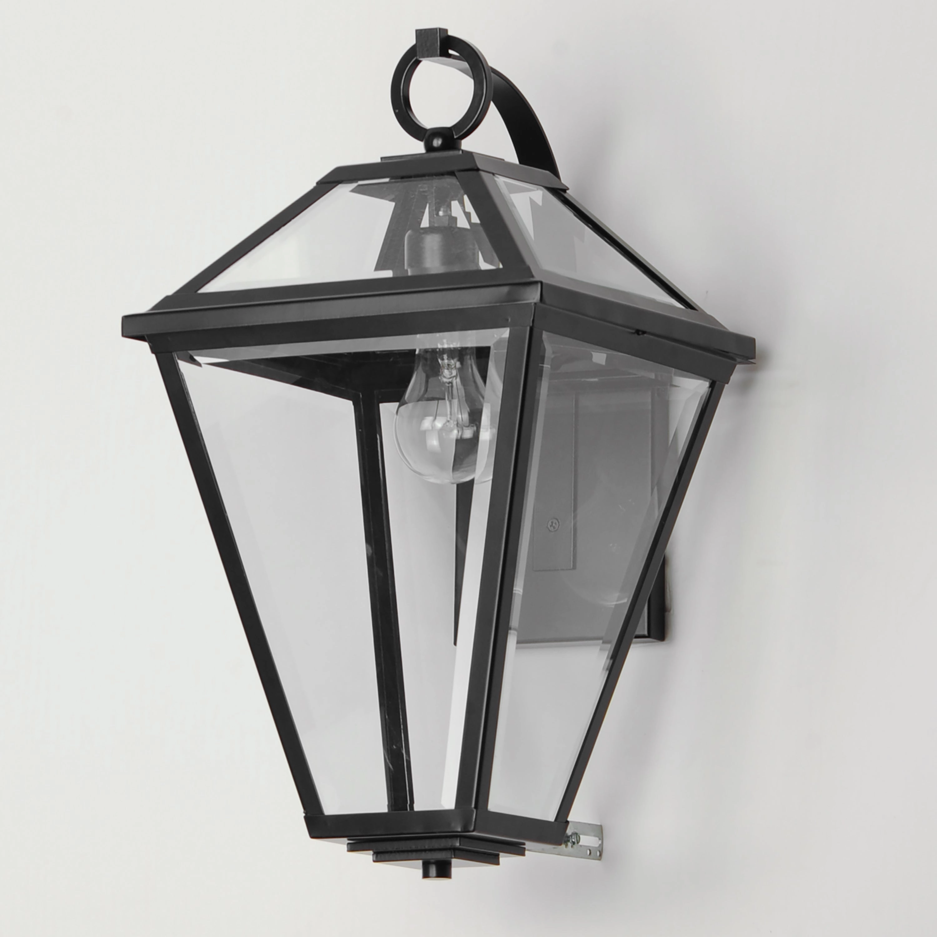 Prism One Light Wall Sconce Black