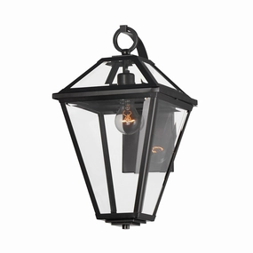 Prism One Light Wall Sconce BlackOutdoor wall sconces with motion sensor