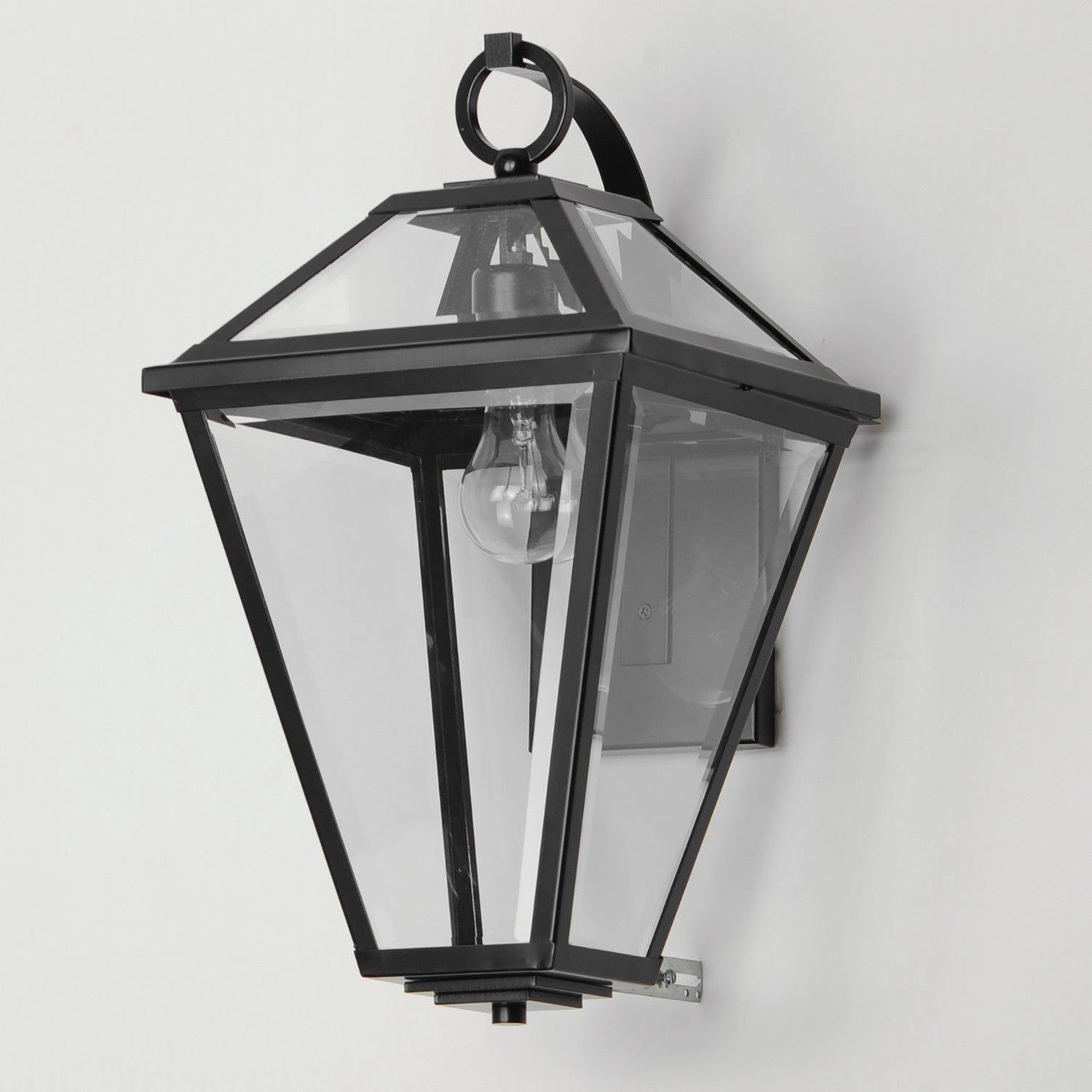 Prism One Light Wall Sconce Black