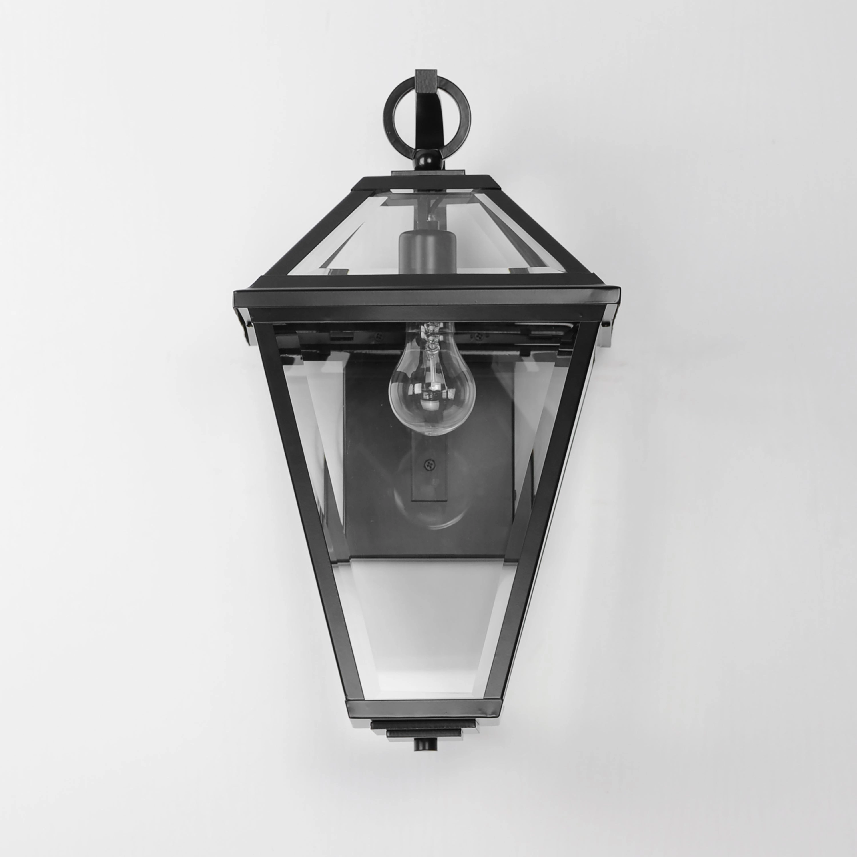 Prism One Light Wall Sconce Black