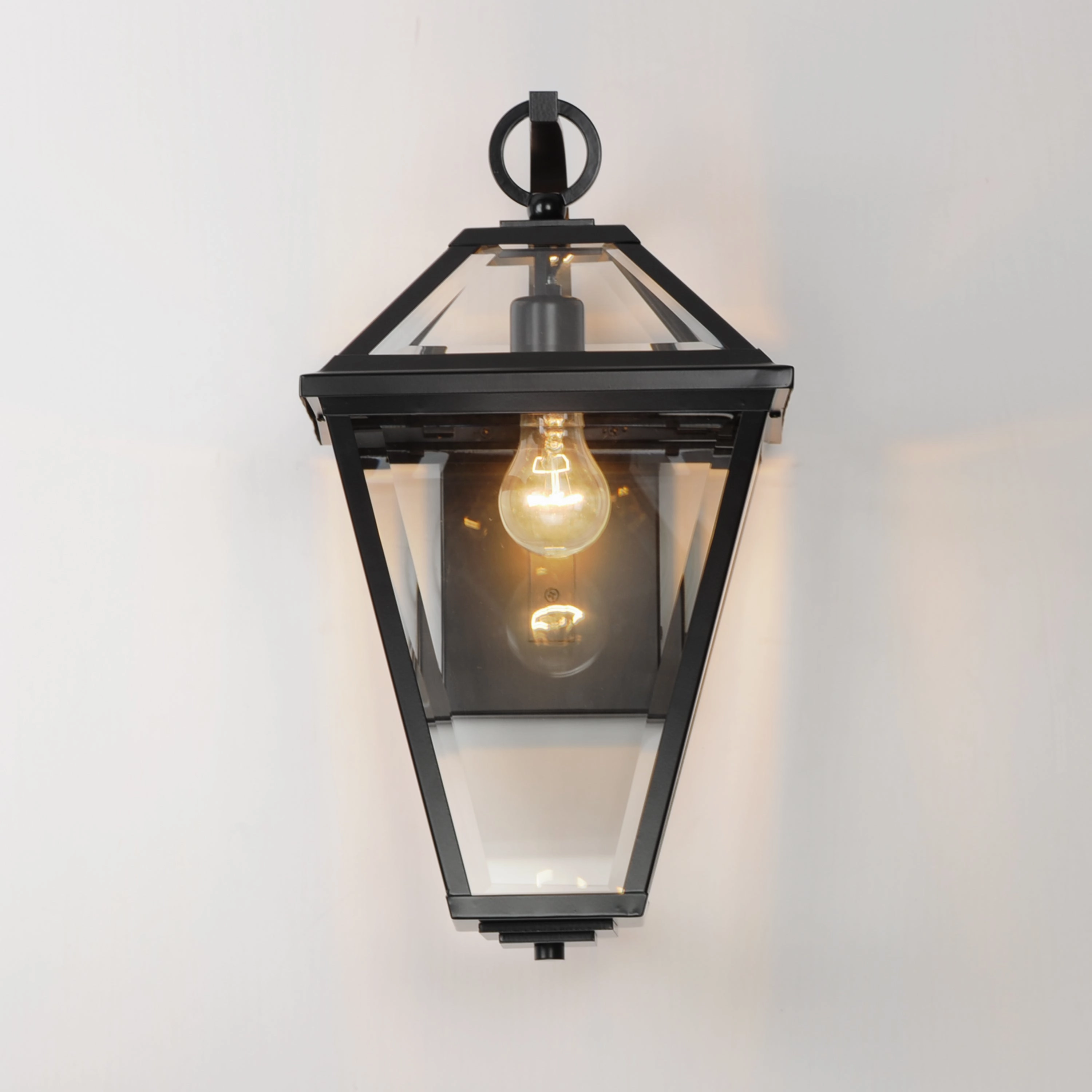 Prism One Light Wall Sconce Black